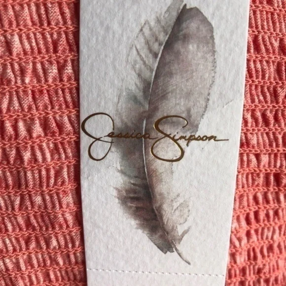 Jessica Simpson shades rose sherrie ruffle top - Picture 5 of 7